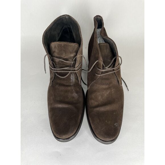 Tomax Brown Suede Leather Lace Up Ankle Chukka Boots Men Sz 10M US/43-44EU main image 7